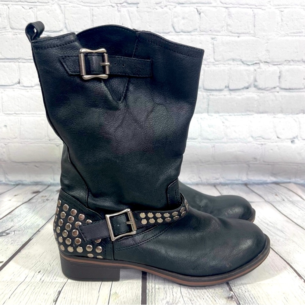 •Candie's •Studded Motorcycle Booties•Size 9•